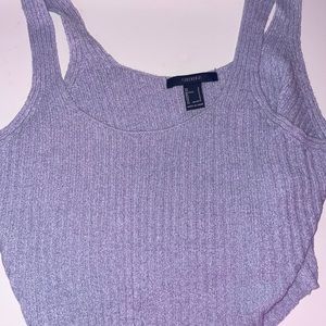 Purply blue tank top